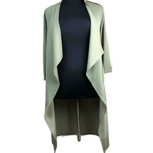 Primark Size 2 Olive Green 3/4 Sleeve Duster